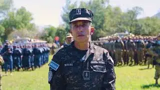 Ministro Merino Monroy Juramenta nuevos soldados para la seguridad de El Salvador