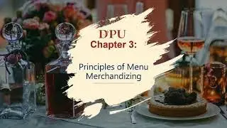 F & B service - Menu Merchandising   2