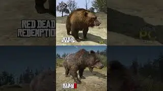 RDR vs RDR2: Animal Graphics Side-by-Side 🦌💥