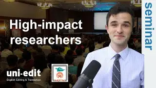 High-impact researchers on writing and publishing research | Seminar at National Univ. of Tainan