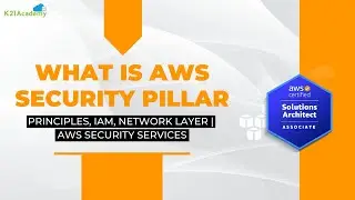 What is AWS Security Pillar: Principles, IAM, Network layer | AWS Security Services | K21 Academy