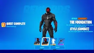 How To Get The Foundation Combat Style (The Rock Skin) in Fortnite - all The Foundation quests