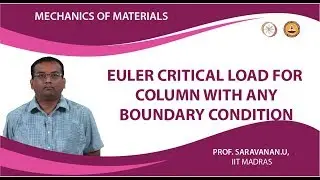 Euler critical load for column with any boundary condition