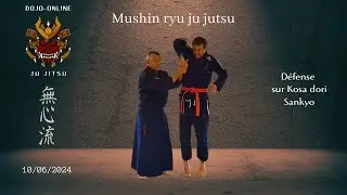 Défense sur saisie du poignet ( kosa dori) Sankyo, Mushin ryu ju jitsu.