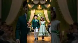 Cute Pakistani Couple Walking on Stage | 14 August Independence Day Special 🇵🇰✨#14august #trending