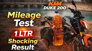 2025 KTM Duke 200 Mileage Test | 1 Litre Petrol = ? KM 😱 Shocking Result!