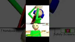 Baldi Tries to Beat his Own Game #animation #funny #blender3d #memes #baldi