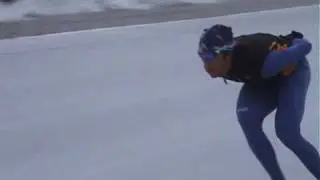 Italian skaters in Inzell