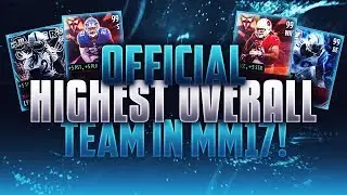OFFICIAL HIGHEST OVERALL TEAM EVER IN MADDEN MOBILE HISTORY!
