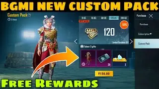 BGMI CUSTOM PACK EXPLAINED | CUSTOM PACK BGMI | CUSTOM PACK REWARDS | CUSTOM UC PACK EVENT