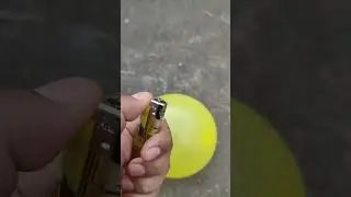 Balloon vs lighter #experiment #shorts #shortsbeta #shortsfeed
