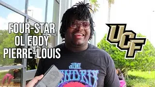 Four-star OL Eddy Pierre-Louis 'blown away' by UCF coaching staff ⚔️🏈