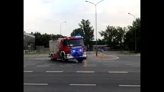 [NIETYPOWE] Wyjazd alarmowy z JRG 2 -  361[D]43 SRt Scania P370/PS Szczęśniak JRG 1 Legnica