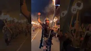 Edinburgh Torchlight Procession 2025 #edinburgh #scotland #vikings #highlanders #valhalla