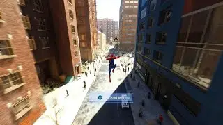🕷️ Spider-Man Open World Gameplay | City Swinging 🔥 Punjabi Commentary