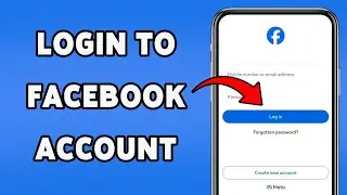 How To Login To Facebook Account | Sign In To Facebook Profile 2025