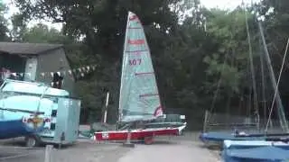 A video walk through / review of Ians Blaze dinghy. 807 a White Formular built Cirrus Mk3a
