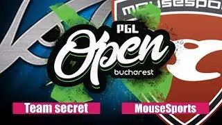 Team Secret vs Mousesports Game 2, PGL Open Bucharest 2017