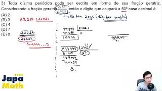 Prova EFOMM Resolvida(2021 - 2022) - Matemática - Questão 03