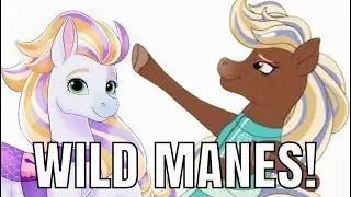 WILD MANES TOYS! Finley’s Pool Party & Tilly’s Tennis Match | Perfect Harvest MLP Studios #wildmanes