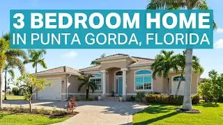 Luxury 3 Bed, 3 Bath 2015 Custom-Built D.M. Dean Waterfront Home on a Cul-De-Sac in Punta Gorda 💦