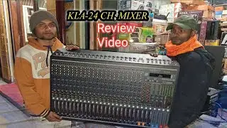 KLA-24 Chanel Mixer/ ATi Pro KLA 24 CH.Mixer Review Video/ ATi Pro Dj Mixers Unboxing  Videos