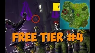 WEEK 4 Secret Battle Pass Tier Location (Free 10 stars) Blockbuster Challenge | Fortnite