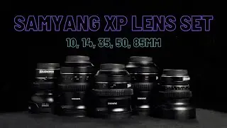 SAMYANG XP LENS SET 10, 14, 35, 50, 85 mm