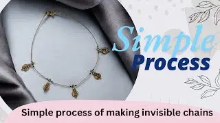 Most Trending Invisible Chain Making | DIY Jewelry Tutorial | Invisible chain collection #youtube