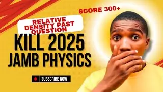 Best score high- Jamb (UTME) repeated physics past question  relative density  #jambpastquestion
