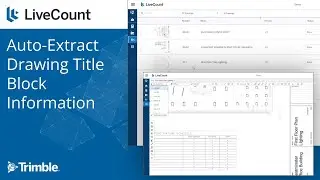 LiveCount: Auto-Extract Drawing Title Block Information