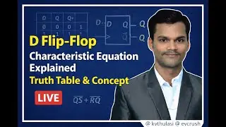 D Flip-Flop Characteristic Equation Explained | Truth Table & Concept