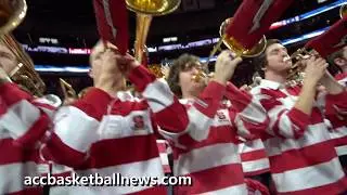 NC State band plays national anthem before Louisville basketball game - 3.3.18
