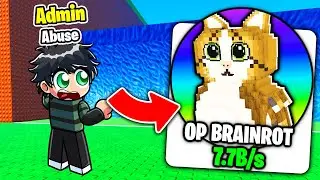 ZDOBYŁEM OP BRAINROTY z ADMIN ABUSE w TSUNAMI!