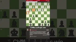 Epic chess.com win #chess #chessshorts #shorts