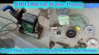 House Using Water Pump Short Time Bearing change Full Video