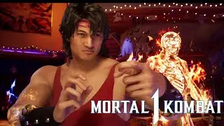 Mortal Kombat 1 - Liu Kang (MK4 Mod) Playthrough - Klassic Tower - Hard