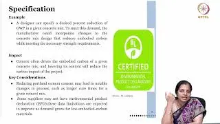 STRATEGIES TO REDUCE EMBODIED CARBON THROUGH DESIGN AND DEVELOPMENT #CH29SP #swayamprabha