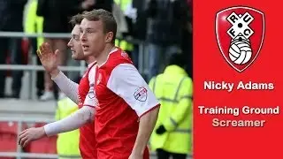 Nicky Adams scores a screamer...against Claude Davis