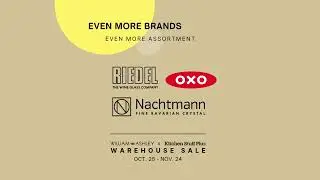 William Ashley x Kitchen Stuff Plus Warehouse sale
