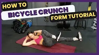 Велосипедные скручивания | Упражнение для пресса и укрепления мышц кора