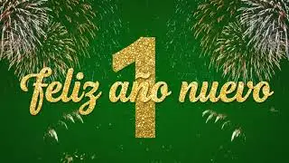 FELIZ A&Ntilde;O NUEVO pantalla verde [ CUENTA ATRAS con fireworks chroma key ]🔊