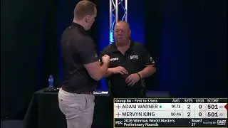 Funny moment with Mervyn King at Winmau World Masters 2026