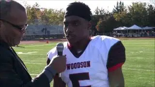 Woodson Warriors So QB Kahlil Wright 2015 Turkey Bowl MVP
