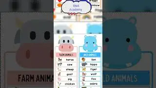 colour name | dress name | animal name #shortsvideo #kidslearning