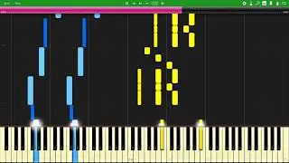 Scott Joplin - Sunflower Slow Drag (1901) [Synthesia Piano Tutorial]