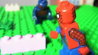the biggest Lego spiderman fight scene ever??