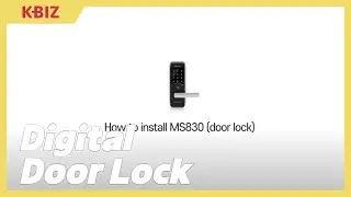 [#Shorts] Простая установка для всех｜Цифровой замок MS830, предохранительный крюк, дверной стопор