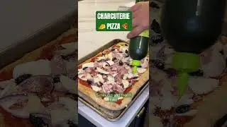 Turn leftover charcuterie into a delicious pizza! 🍕 No rules, just easy, flavorful holiday fun! ✨
