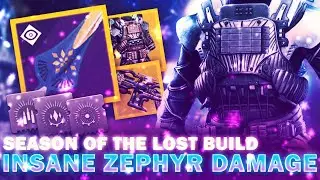 This Warlock Build Makes The Zephyr Sword UNBELIEVABLY GOOD | Stasis Warlock PVE Build | Destiny 2